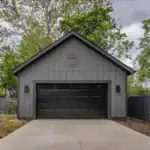 black garage