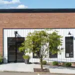 Exterior of the Baltic Coffee Company commercial building by Swiss Construction