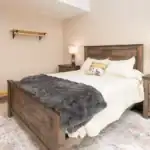 Bunk room providing overnight lodging at the Shooting Club
