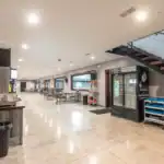 Full bar inside The Backyard pickleball and social club